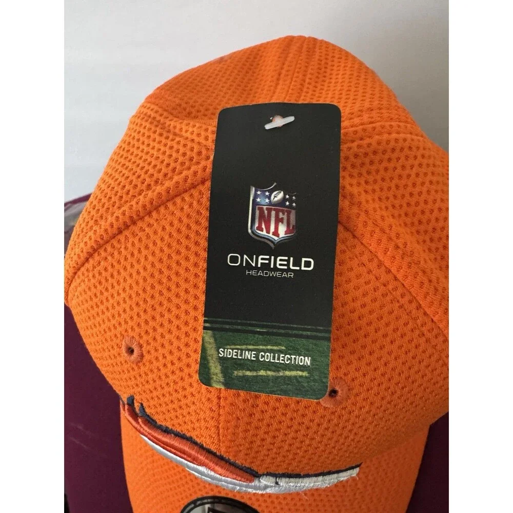Denver Broncos New Era 39THIRTY Sideline Collection Hat NWT S/M NFL